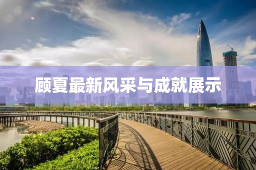 顾夏最新风采与成就展示