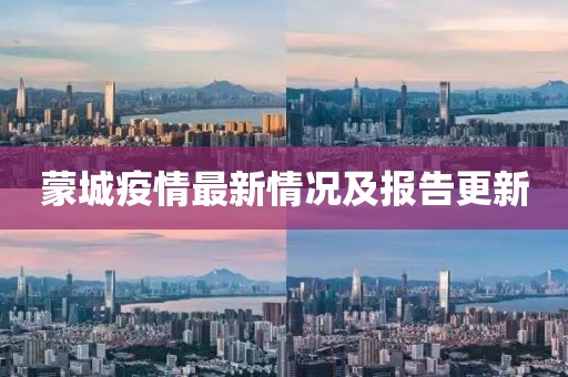 蒙城疫情最新情况及报告更新