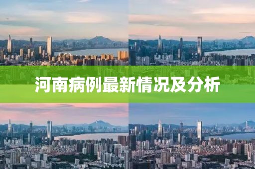 河南病例最新情况及分析