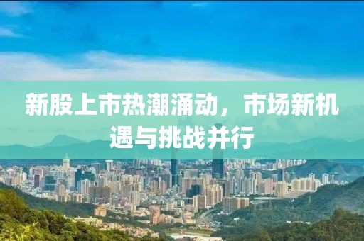 新股上市热潮涌动，市场新机遇与挑战并行