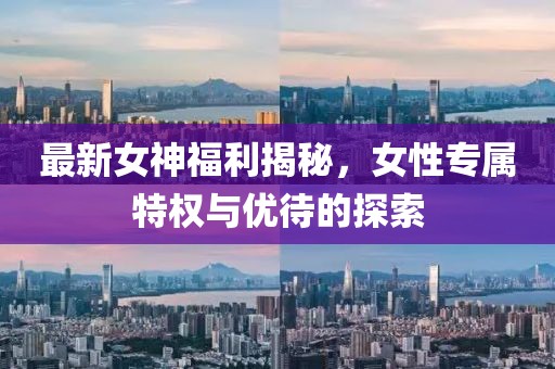 最新女神福利揭秘，女性专属特权与优待的探索