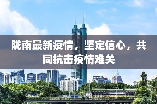 陇南最新疫情，坚定信心，共同抗击疫情难关