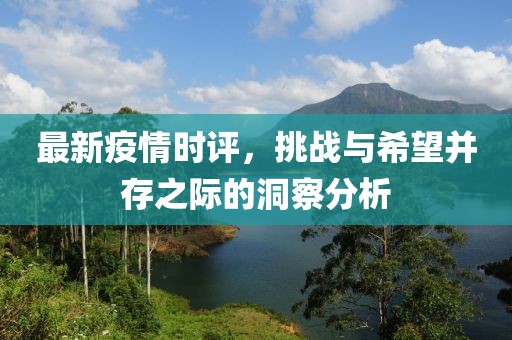 最新疫情时评，挑战与希望并存之际的洞察分析