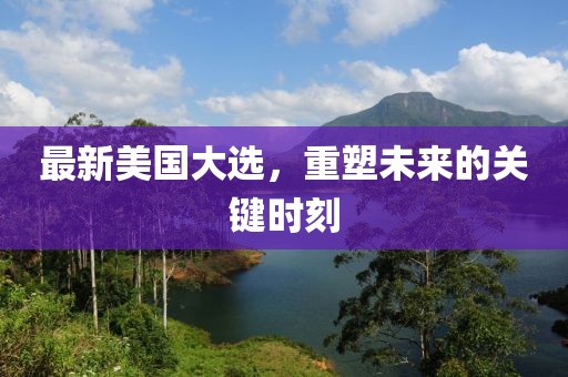 最新美国大选，重塑未来的关键时刻