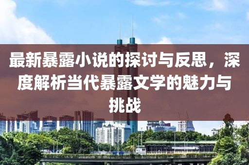 最新暴露小说的探讨与反思，深度解析当代暴露文学的魅力与挑战