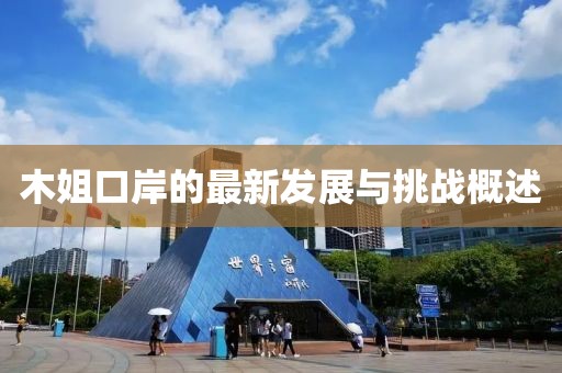木姐口岸的最新发展与挑战概述