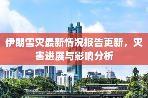 伊朗雪灾最新情况报告更新，灾害进展与影响分析