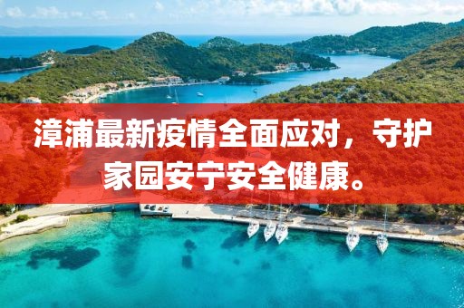 漳浦最新疫情全面应对，守护家园安宁安全健康。