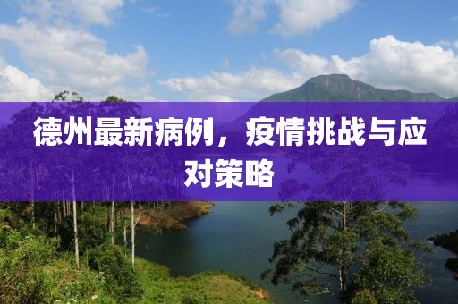 德州最新病例，疫情挑战与应对策略