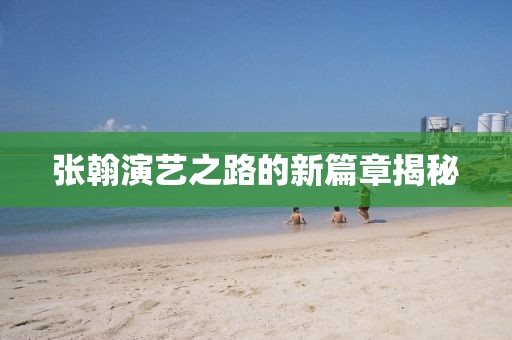 张翰演艺之路的新篇章揭秘