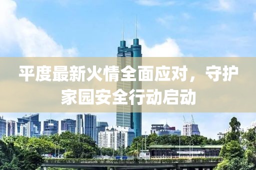 平度最新火情全面应对，守护家园安全行动启动