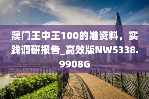 澳门王中王100的准资料，实践调研报告_高效版NW5338.9908G