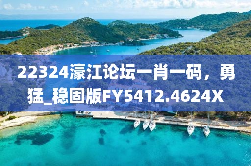 22324濠江论坛一肖一码，勇猛_稳固版FY5412.4624X
