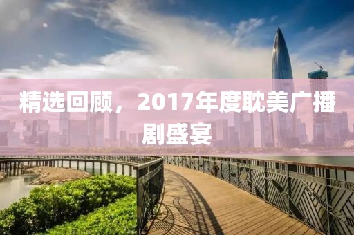 精选回顾，2017年度耽美广播剧盛宴