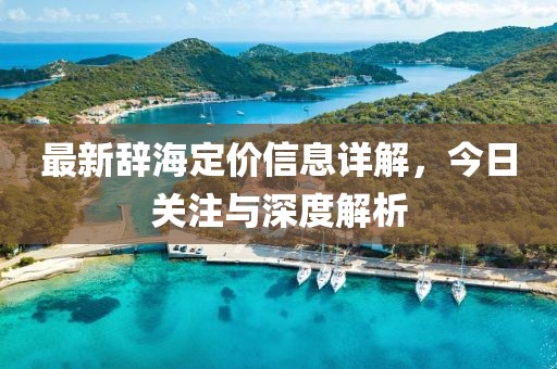 最新辞海定价信息详解，今日关注与深度解析