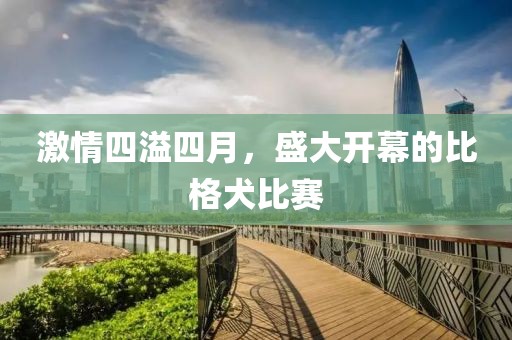 激情四溢四月，盛大开幕的比格犬比赛