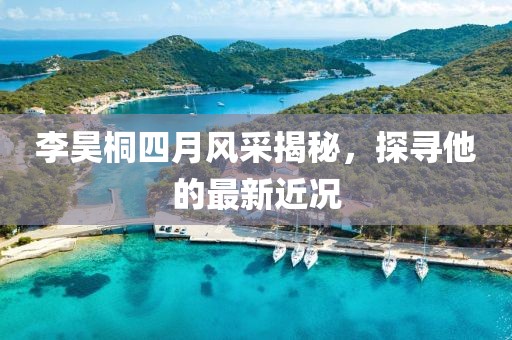 李昊桐四月风采揭秘，探寻他的最新近况