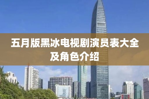 五月版黑冰电视剧演员表大全及角色介绍