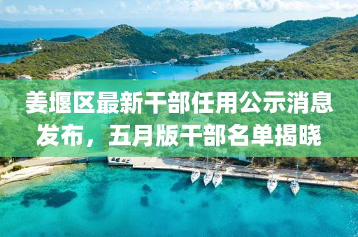 姜堰区最新干部任用公示消息发布，五月版干部名单揭晓