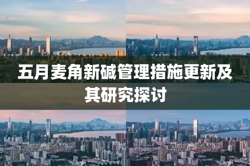 五月麦角新碱管理措施更新及其研究探讨