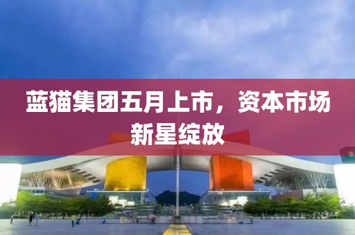 蓝猫集团五月上市，资本市场新星绽放