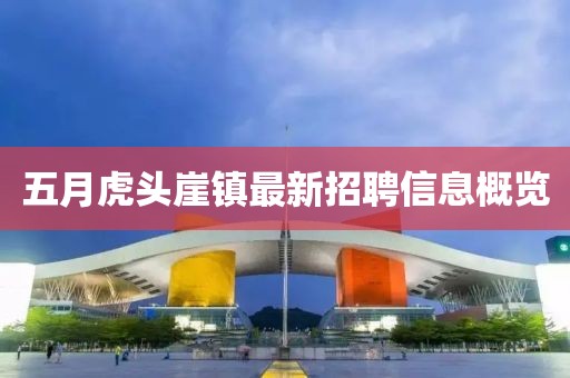 五月虎头崖镇最新招聘信息概览
