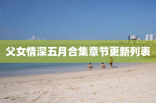 父女情深五月合集章节更新列表