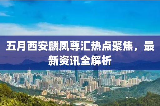 五月西安麟凤尊汇热点聚焦，最新资讯全解析