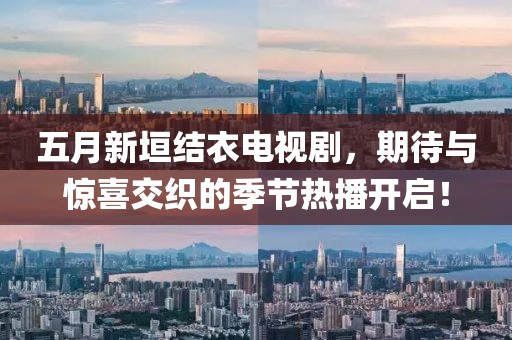 五月新垣结衣电视剧，期待与惊喜交织的季节热播开启！