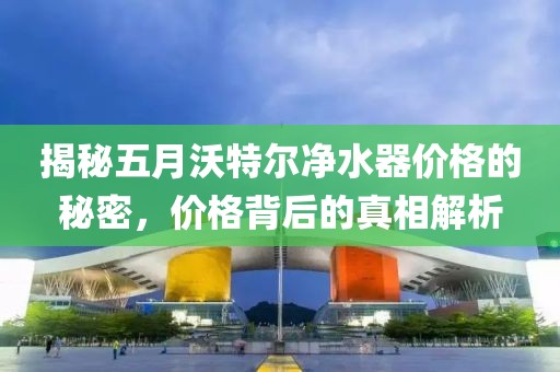 揭秘五月沃特尔净水器价格的秘密，价格背后的真相解析