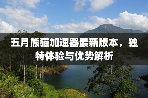 五月熊猫加速器最新版本，独特体验与优势解析