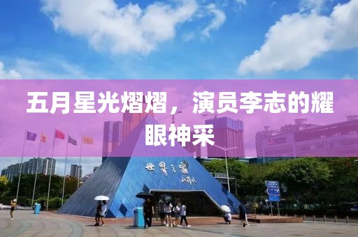 五月星光熠熠，演员李志的耀眼神采