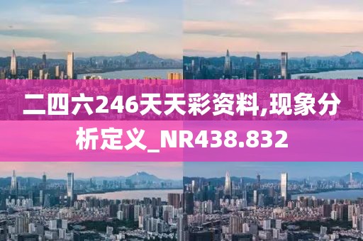 二四六246天天彩资料,现象分析定义_NR438.832