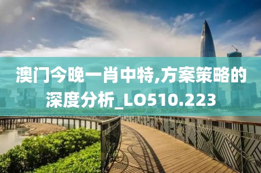 澳门今晚一肖中特,方案策略的深度分析_LO510.223