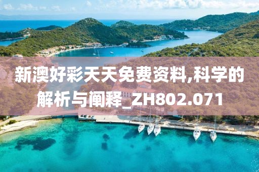 新澳好彩天天免费资料,科学的解析与阐释_ZH802.071