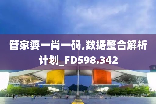 管家婆一肖一码,数据整合解析计划_FD598.342