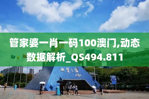 管家婆一肖一码100澳门,动态数据解析_QS494.811