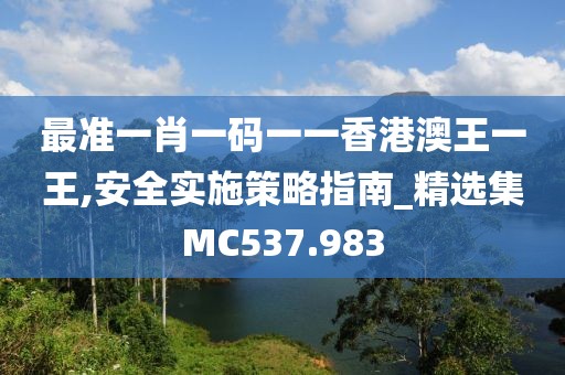 最准一肖一码一一香港澳王一王,安全实施策略指南_精选集MC537.983