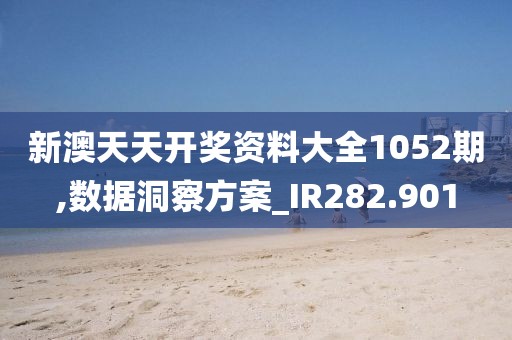 新澳天天开奖资料大全1052期,数据洞察方案_IR282.901