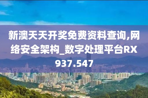 新澳天天开奖免费资料查询,网络安全架构_数字处理平台RX937.547