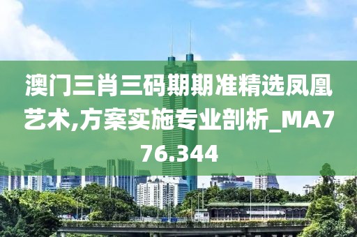 澳门三肖三码期期准精选凤凰艺术,方案实施专业剖析_MA776.344
