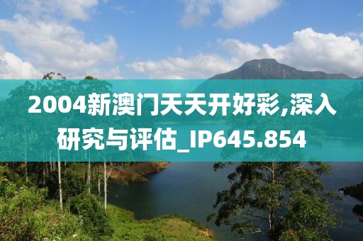 2004新澳门天天开好彩,深入研究与评估_IP645.854