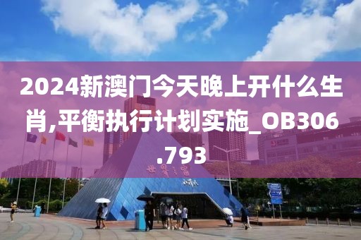 2024新澳门今天晚上开什么生肖,平衡执行计划实施_OB306.793
