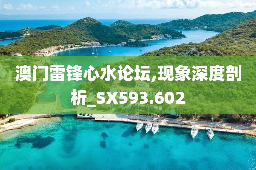 澳门雷锋心水论坛,现象深度剖析_SX593.602