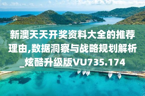 新澳天天开奖资料大全的推荐理由,数据洞察与战略规划解析_炫酷升级版VU735.174