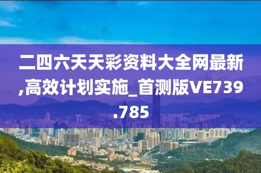 二四六天天彩资料大全网最新,高效计划实施_首测版VE739.785