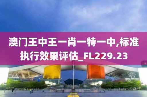 澳门王中王一肖一特一中,标准执行效果评估_FL229.23