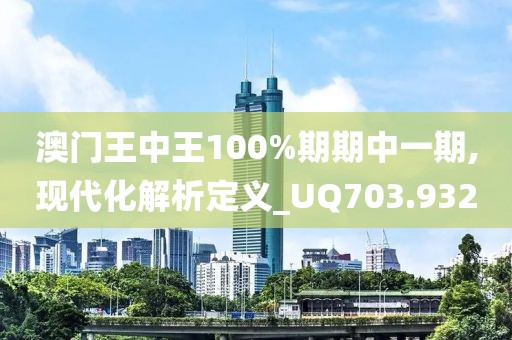 澳门王中王100%期期中一期,现代化解析定义_UQ703.932