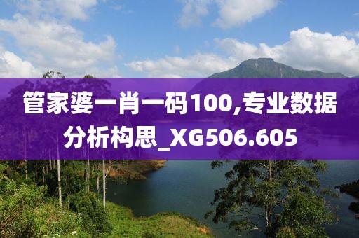 管家婆一肖一码100,专业数据分析构思_XG506.605