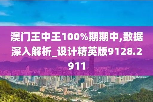 澳门王中王100%期期中,数据深入解析_设计精英版9128.2911